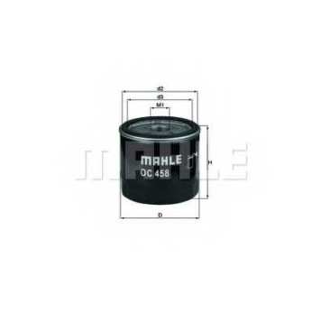 Фильтр масляный KNECHT 76664106 / OC 458