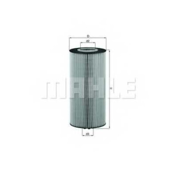 Фильтр масляный KNECHT 76672125 / OX 348D