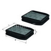 Фильтр салонный KNECHT 76833131 / LKK 165/S