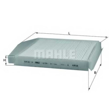 Фильтр салонный KNECHT 76888986 / LA 54/1