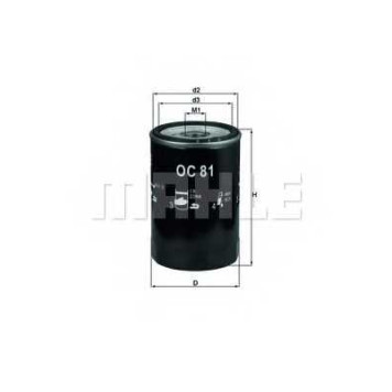 Фильтр масляный KNECHT 77447659 / OC 81