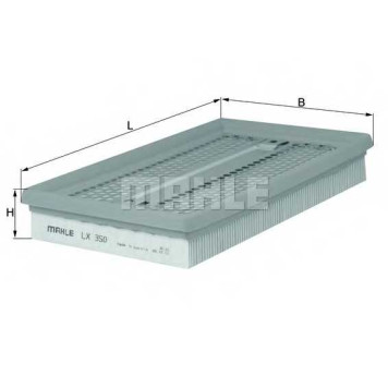 Фильтр воздушный KNECHT 77476443 / LX 350