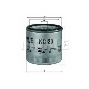 Фильтр топливный KNECHT 77778418 / KC 20