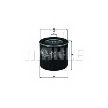 Фильтр масляный KNECHT 77836257 / OC 98