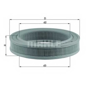 Фильтр воздушный KNECHT 78400236 / LX 386