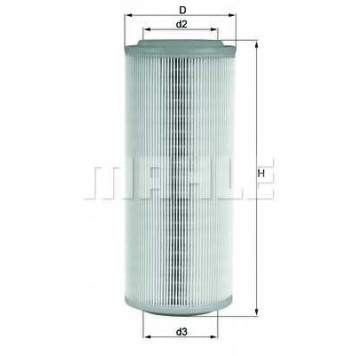 Фильтр воздушный KNECHT 78445561 / LX 855