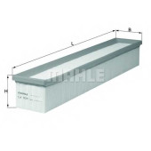 Фильтр воздушный KNECHT 78483166 / LX 939