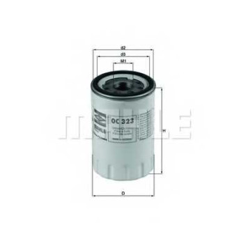 Фильтр масляный KNECHT 78504367 / OC 323