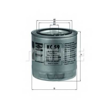 Фильтр топливный KNECHT 78674848 / KC 59