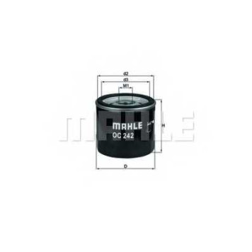 Фильтр масляный KNECHT 78791030 / OC 242