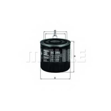 Фильтр масляный KNECHT 79858184 / OC 290