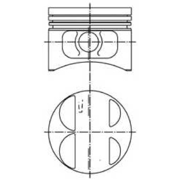 Поршень KOLBENSCHMIDT 40075620