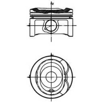 Поршень KOLBENSCHMIDT 40080600
