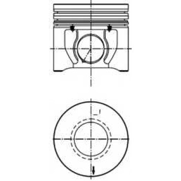 Поршень KOLBENSCHMIDT 40171600