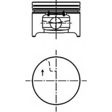 Поршень KOLBENSCHMIDT 40277600