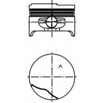 Поршень KOLBENSCHMIDT 40306620
