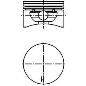 Поршень KOLBENSCHMIDT 40380600