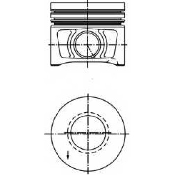 Поршень KOLBENSCHMIDT 40387600