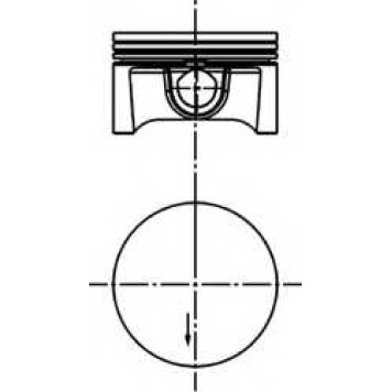 Поршень KOLBENSCHMIDT 40388620