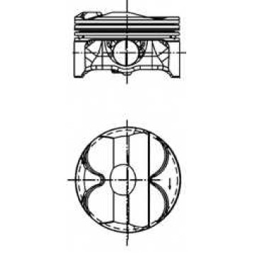Поршень KOLBENSCHMIDT 40407610
