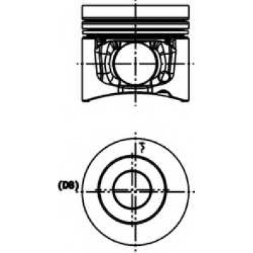 Поршень KOLBENSCHMIDT 40441600