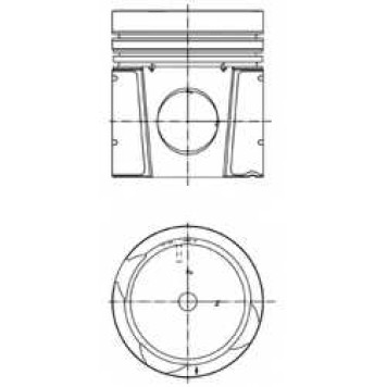Поршень KOLBENSCHMIDT 40550600