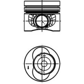 Поршень KOLBENSCHMIDT 40683600