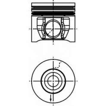 Поршень KOLBENSCHMIDT 40830600