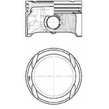 Поршень KOLBENSCHMIDT 40839600