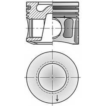 Поршень KOLBENSCHMIDT 41008600