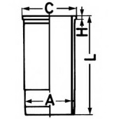 Гильза цилиндра KOLBENSCHMIDT 89869110