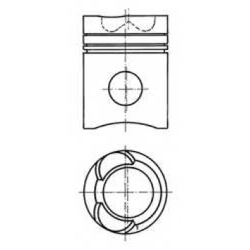 Поршень KOLBENSCHMIDT 90081600