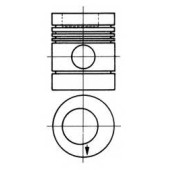 Поршень KOLBENSCHMIDT 90274840