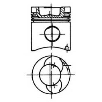 Поршень KOLBENSCHMIDT 90334600