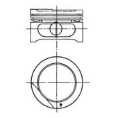 Поршень KOLBENSCHMIDT 90556605