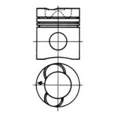 Поршень KOLBENSCHMIDT 90737600