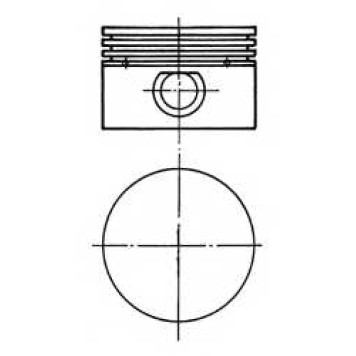 Поршень KOLBENSCHMIDT 90843600