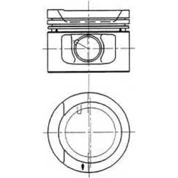 Поршень KOLBENSCHMIDT 90942620