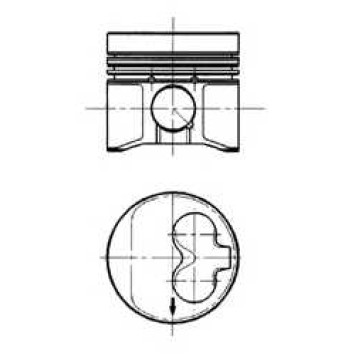 Поршень KOLBENSCHMIDT 91429600
