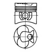 Поршень KOLBENSCHMIDT 93444620