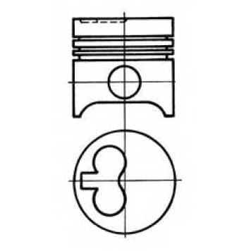 Поршень KOLBENSCHMIDT 93520640