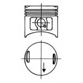 Поршень KOLBENSCHMIDT 93613710