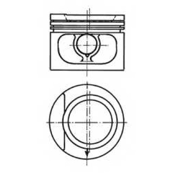 Поршень KOLBENSCHMIDT 93876620