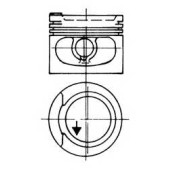 Поршень KOLBENSCHMIDT 93928600