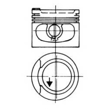 Поршень KOLBENSCHMIDT 93928600