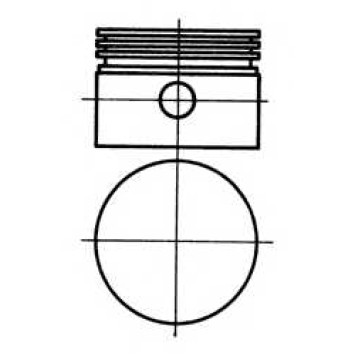 Поршень KOLBENSCHMIDT 94061700
