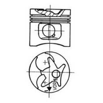 Поршень KOLBENSCHMIDT 94330620