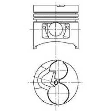 Поршень KOLBENSCHMIDT 94374720