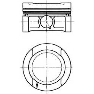 Поршень KOLBENSCHMIDT 94503710