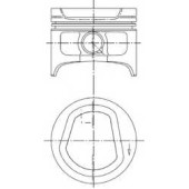 Поршень KOLBENSCHMIDT 94553620